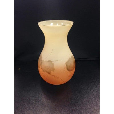 Peach Glass Vase - BBL & Co.