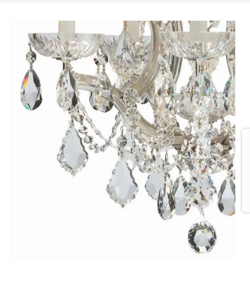 Crystorama 4415-CH Brentwood - Six Light Mini Chandelier