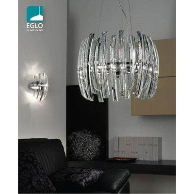 Eglo 89205A Drifter Chandelier Hanging Light, Chrome - BBL & Co.