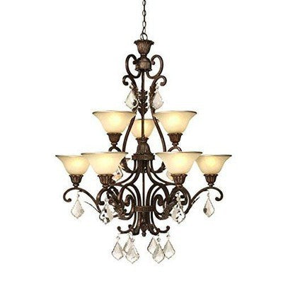 Artcraft Lighting AC1829 Florence Nine-Light Chandelier - BBL & Co.