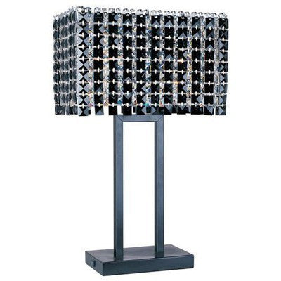 ET2 Black Ice Contemporary Table Lamp - E20238-20 - BBL & Co.