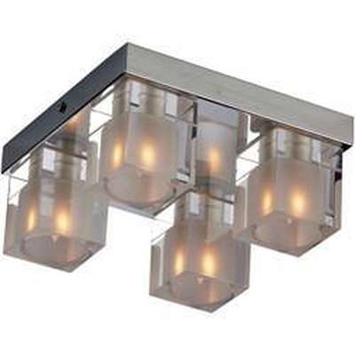 ET2 Lighting E22038-18 4 Light Blocs Flush Mount Ceiling Light - BBL & Co.