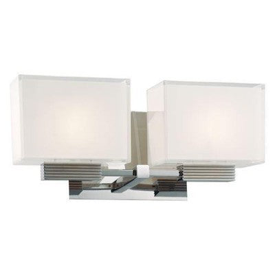 George Kovacs P5212-077 Cubism 2 Light Bathroom in Chrome - BBL & Co.