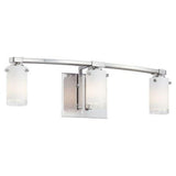 George Kovacs P5833-084 Street Light 3 Light Bathroom in Brushed Nickel - BBL & Co.