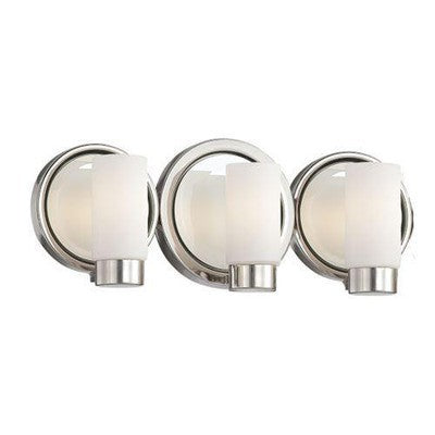 George Kovacs P5863-613 Next Port 3 Light Bathroom in Polished Nickel - BBL & Co.