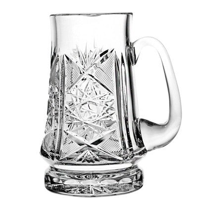 Neman Glassworks Crystal Cut High-End Beer Glass Made in Belarus - BBL & Co.