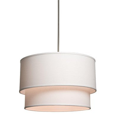 Artcraft Lighting SC522OM Mercer Street Small Round Chandelier, Oat Meal with Oatmeal Linen Shade - BBL & Co.