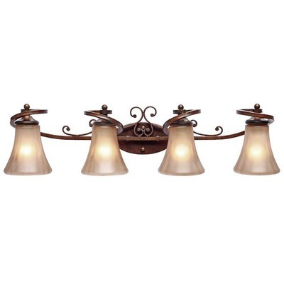 Golden Lighting 4002-BA4 Loretto 8 Inch Bath Vanity Light - BBL & Co.