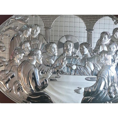 Argenti Preziosi Last Supper Silver 19.5" x 14.5" Made in Italy - BBL & Co.