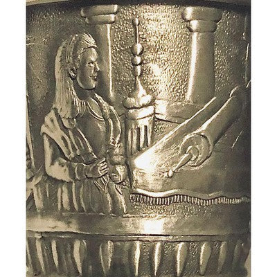 Jacob Collection Yitzi Erps Pewter Bat Mitzvah Kiddush Cup - BBL & Co.