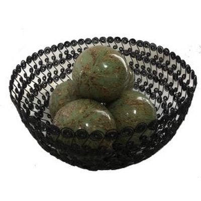 Green & Earth Color Round Sculpture Ball - BBL & Co.