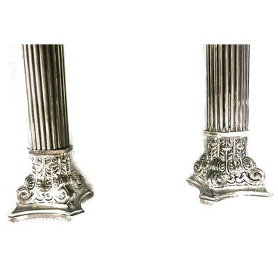 Pair of Byzantine Candlesticks 10" x 3" - BBL & Co.