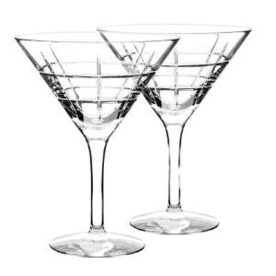 Orrefors Intermezzo Martini Crystal Glass Jan Jahannsoon - BBL & Co.