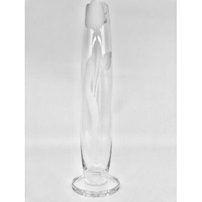 Badash Clear and Frosted Tulip Vase - BBL & Co.