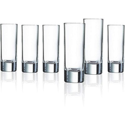 Crystal Vodka Shots Set of 6  Cool Glass Verre Vaso - BBL & Co.