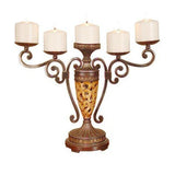 Dale Tiffany PA500231 Dark Brown 5-Light Verona Candleholder with Dark Brown - BBL & Co.