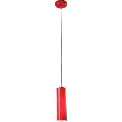 ET2 E20021-03 Red Gloss Contemporary Rondelle Pendant - BBL & Co.