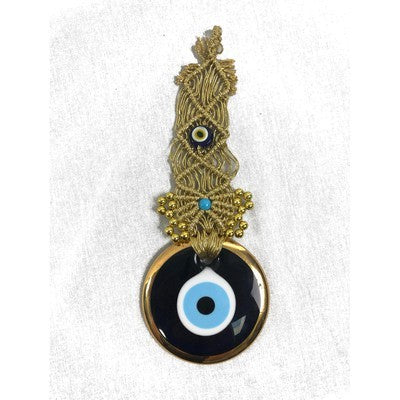 Good Luck Charm Sall Hanging Evil Eye Protection 11.5" x 4" - BBL & Co.