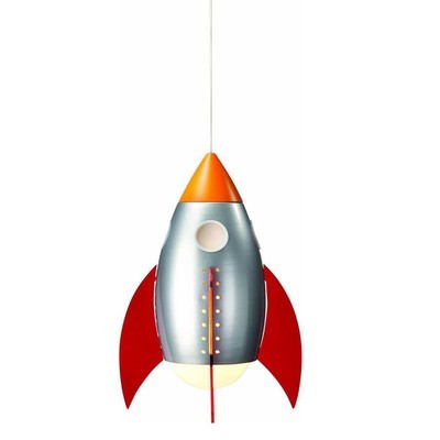 Philips 40204/55/48 KidsPlace Rocketship Pendant Light, Multi-colored - BBL & Co.