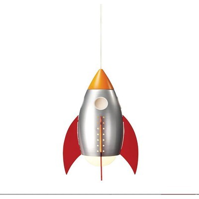 Philips 40204/55/48 KidsPlace Rocketship Pendant Light, Multi-colored - BBL & Co.