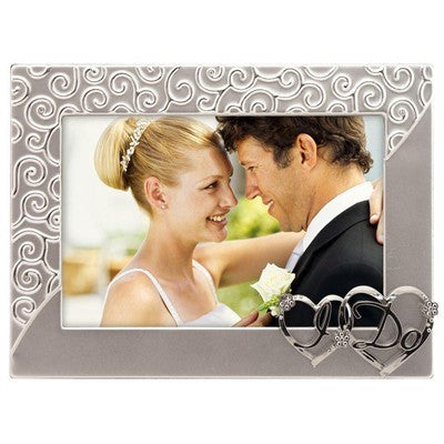 Malden Silver Picture Frame " I Do"  4" X 6" - BBL & Co.