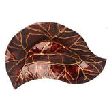 Murano Burgundy Leaf Centerpiece - BBL & Co.