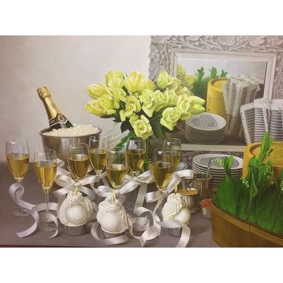 Oil Painting Wedding Celebration - BBL & Co.