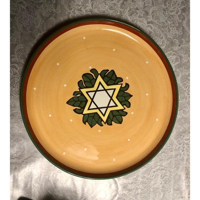 Alef Judaica Cerami Seder Plate 14" - BBL & Co.