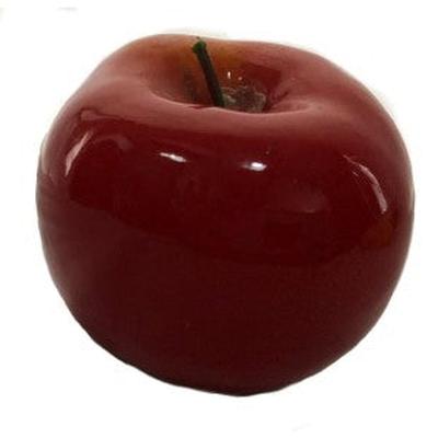 Decorative Glass Red Apple Single - BBL & Co.