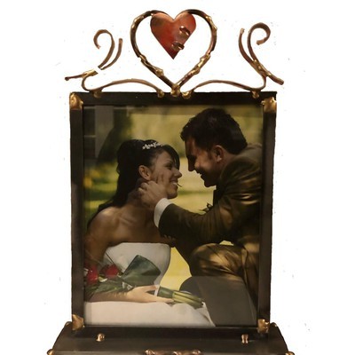 LARGE LOVE WEDDING FRAME WITH SHARDS BY GARY ROSENTHAL - BBL & Co.