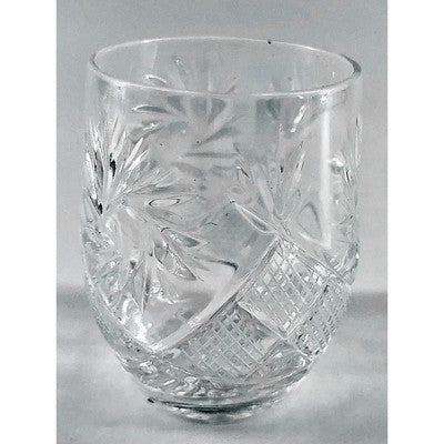 Crystal Cut  Shot Glasses Barrel" 50ml Hand Made in Russia - BBL & Co.