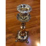 Extra Tall Silver Plated Shabbat Candlestick Holders - BBL & Co.