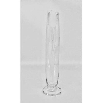 Badash Clear and Frosted Tulip Vase - BBL & Co.