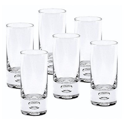 Crystal Vodka Shots Set of 6  Cool Glass Verre Vaso - BBL & Co.