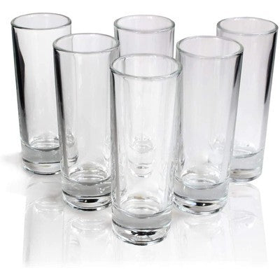 Crystal Vodka Shots Set of 6  Cool Glass Verre Vaso - BBL & Co.