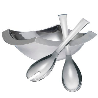 Yamazaki Signature Collection Salad Bowl with 2 Utensils - BBL & Co.