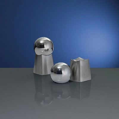 Yamazaki Signature Collection Salt and Pepper Set Stainless Steel - BBL & Co.